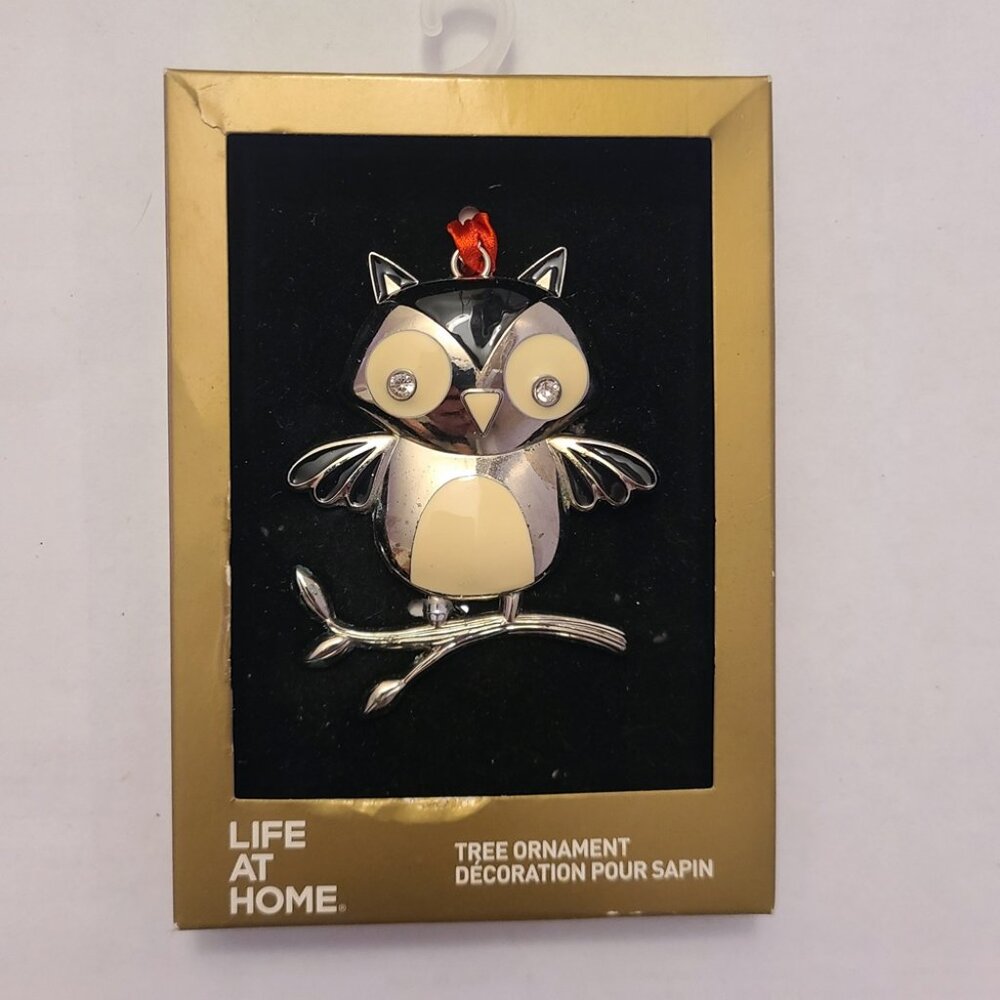 Vintage Owl Christmas Tree Ornament Decoration